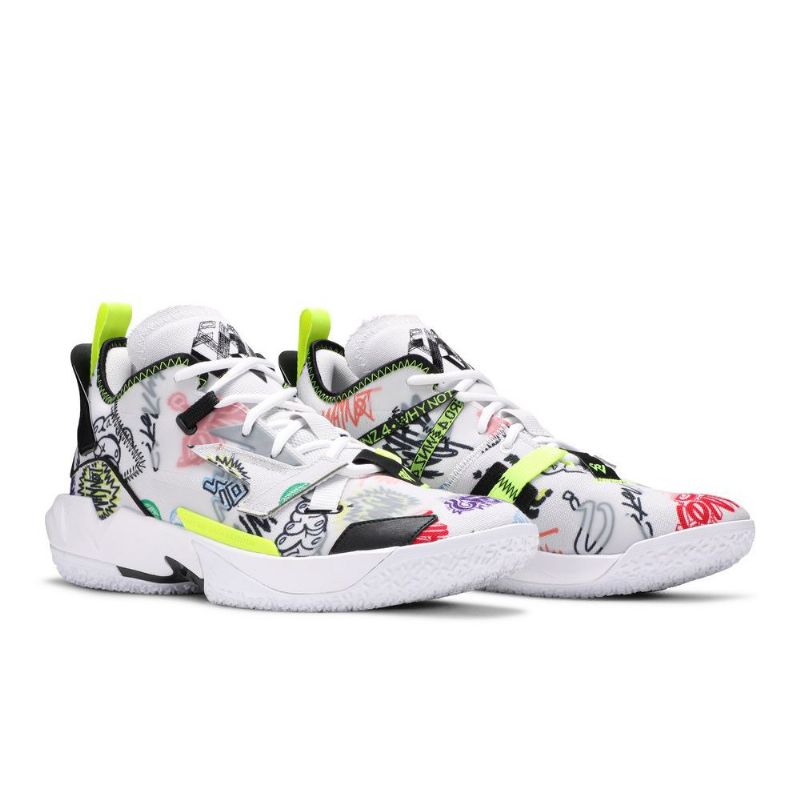 Ανδρικά Παπούτσια Air Jordan Why Not Zer0.4 Pf Άσπρο Πολύχρωμα