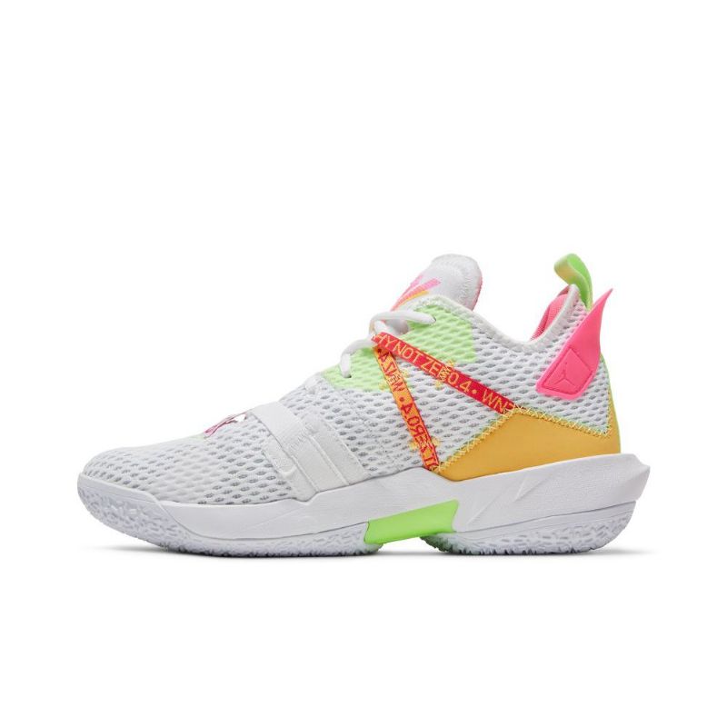 Ανδρικά Παπούτσια Air Jordan Why Not Zer0.4 Pf Άσπρο Πολύχρωμα