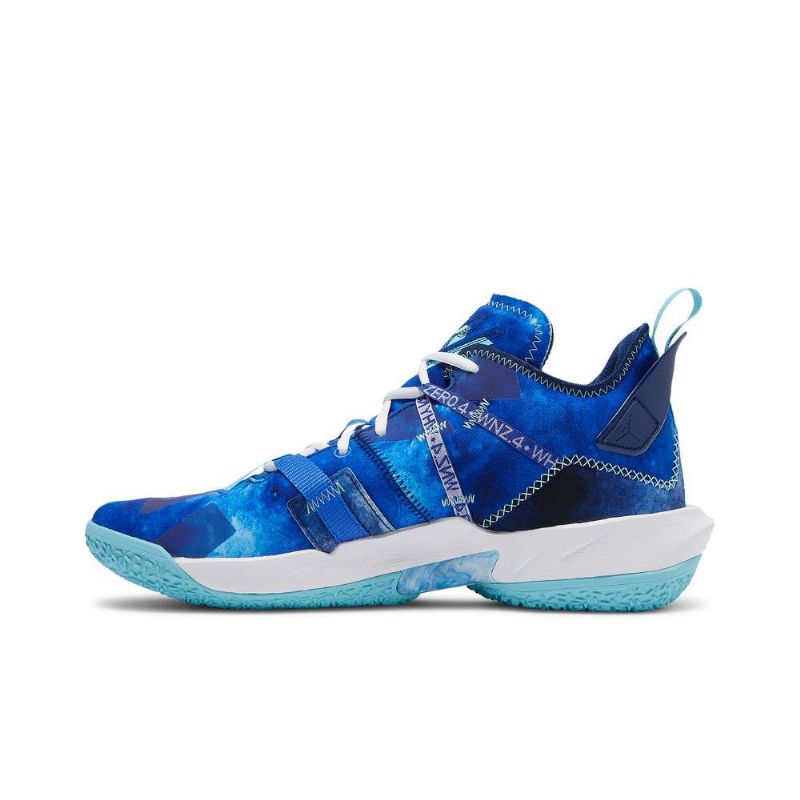 Ανδρικά Παπούτσια Air Jordan Why Not Zer0.4 Pf Μπλε Άσπρο Σκούρο