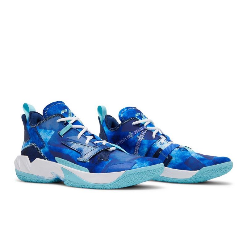 Ανδρικά Παπούτσια Air Jordan Why Not Zer0.4 Pf Μπλε Άσπρο Σκούρο