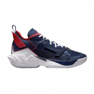 Ανδρικά Παπούτσια Air Jordan Why Not Zer0.4 Pf Μπλε Κόκκινος Άσπρο