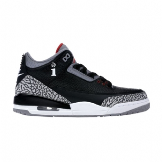 Ανδρικά Παπούτσια Air Jordan 3 Interscope Records Retro Og Μαύρα Γκρι Κόκκινα Λευκά