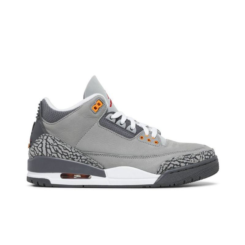 Ανδρικά Παπούτσια Air Jordan 3 Retro Ασήμι Γκρί