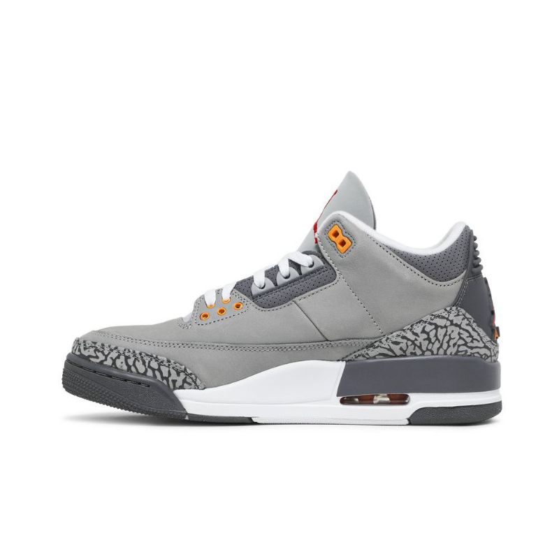 Ανδρικά Παπούτσια Air Jordan 3 Retro Ασήμι Γκρί