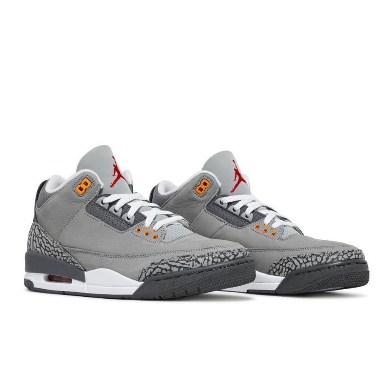 Ανδρικά Παπούτσια Air Jordan 3 Retro Ασήμι Γκρί