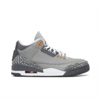 Ανδρικά Παπούτσια Air Jordan 3 Retro Ασήμι Γκρί