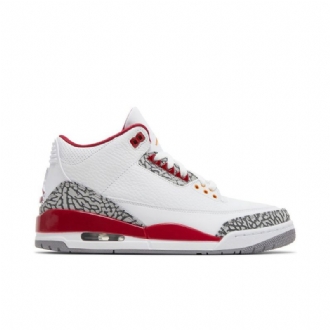 Ανδρικά Παπούτσια Air Jordan 3 Retro Άσπρο Κόκκινος Γκρί