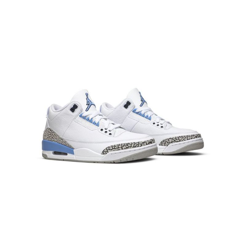 Ανδρικά Παπούτσια Air Jordan 3 Retro Άσπρο Μπλε Γκρί