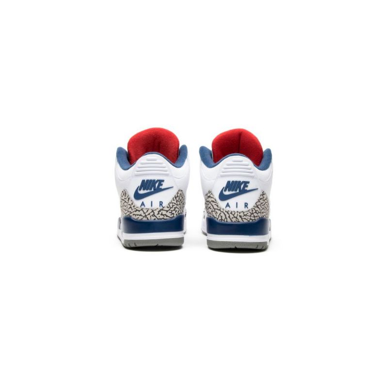 Ανδρικά Παπούτσια Air Jordan 3 Retro Και Άσπρο Μπλε Γκρί