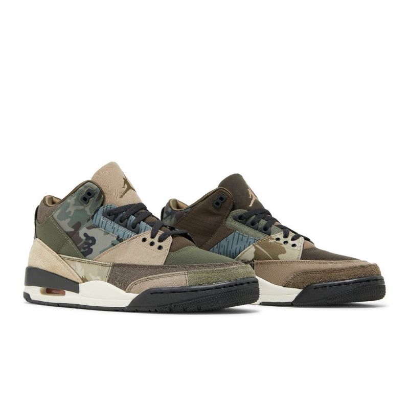 Ανδρικά Παπούτσια Air Jordan 3 Retro Καστανός Πράσινος Γκρί