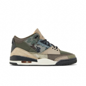 Ανδρικά Παπούτσια Air Jordan 3 Retro Καστανός Πράσινος Γκρί