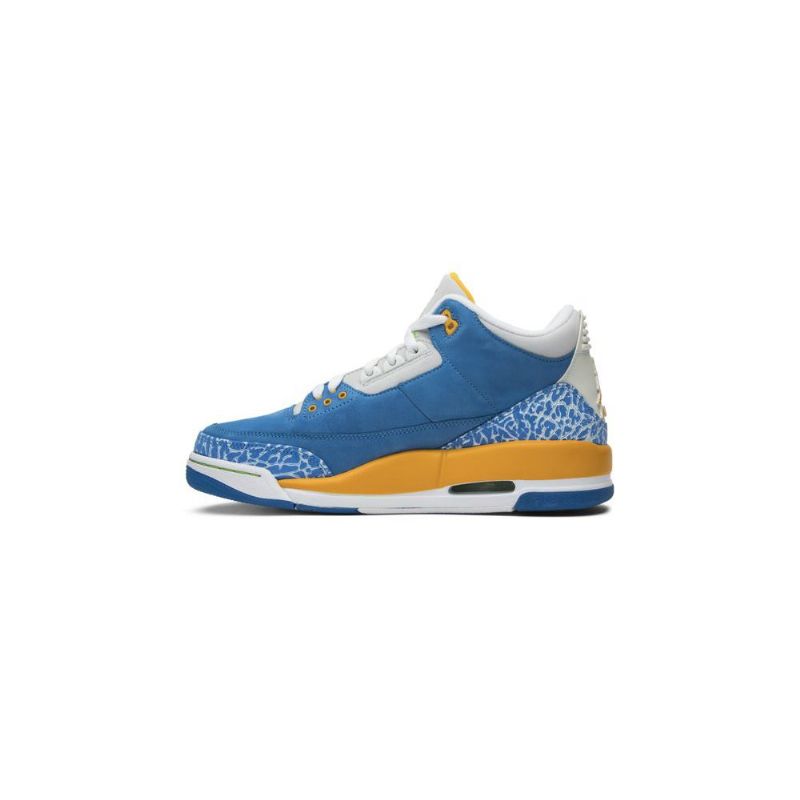 Ανδρικά Παπούτσια Air Jordan 3 Retro Ls Μπλε Άσπρο Χρυσός
