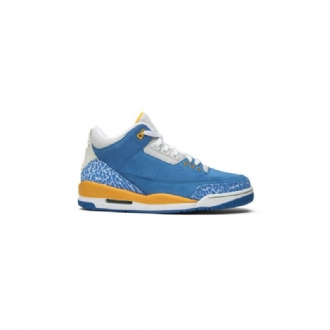 Ανδρικά Παπούτσια Air Jordan 3 Retro Ls Μπλε Άσπρο Χρυσός