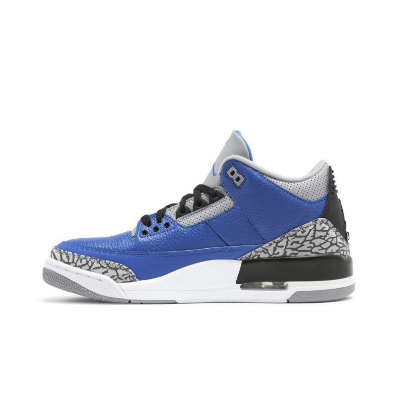 Ανδρικά Παπούτσια Air Jordan 3 Retro Μπλε Γκρί Μαύρος