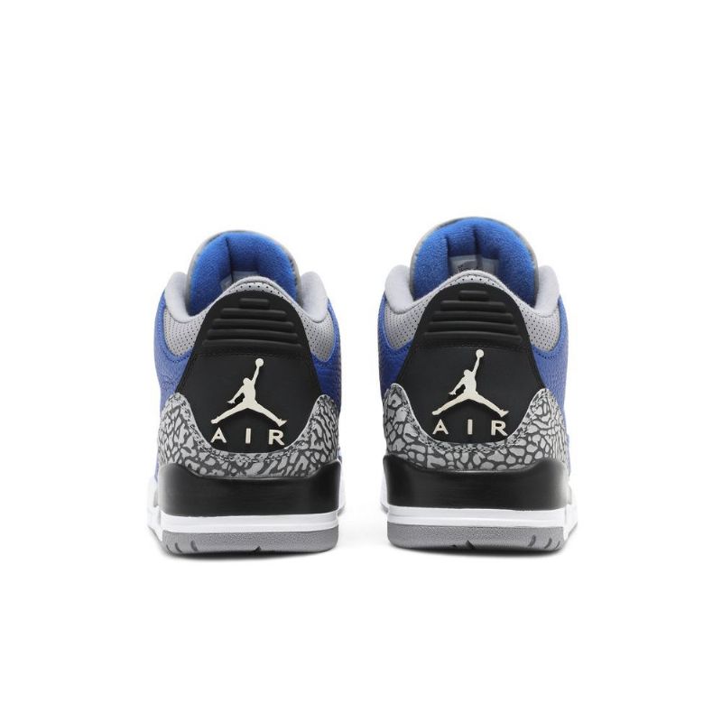 Ανδρικά Παπούτσια Air Jordan 3 Retro Μπλε Γκρί Μαύρος