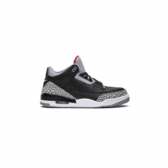 Ανδρικά Παπούτσια Air Jordan 3 Retro Og Μαύρα Γκρι Κόκκινα Λευκά