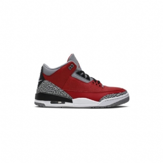 Ανδρικά Παπούτσια Air Jordan 3 Retro Se Κόκκινος Γκρί Μαύρος
