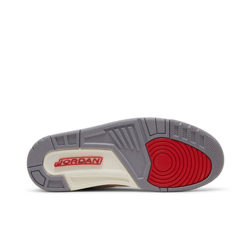 Ανδρικά Παπούτσια Air Jordan 3 Retro Se Μπεζ Γκρι Κόκκινα