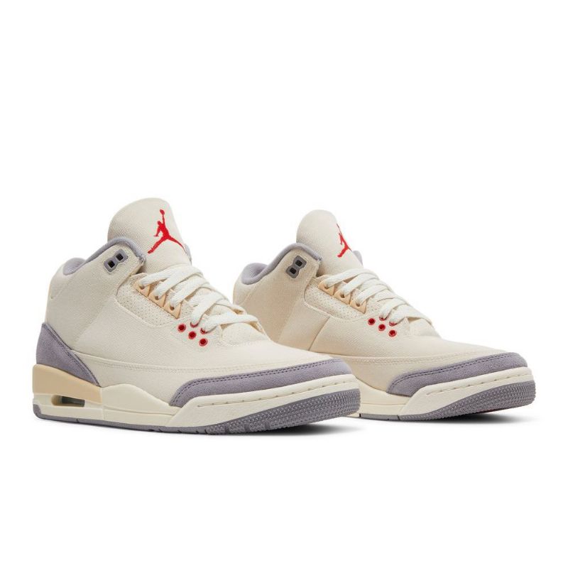 Ανδρικά Παπούτσια Air Jordan 3 Retro Se Μπεζ Γκρι Κόκκινα