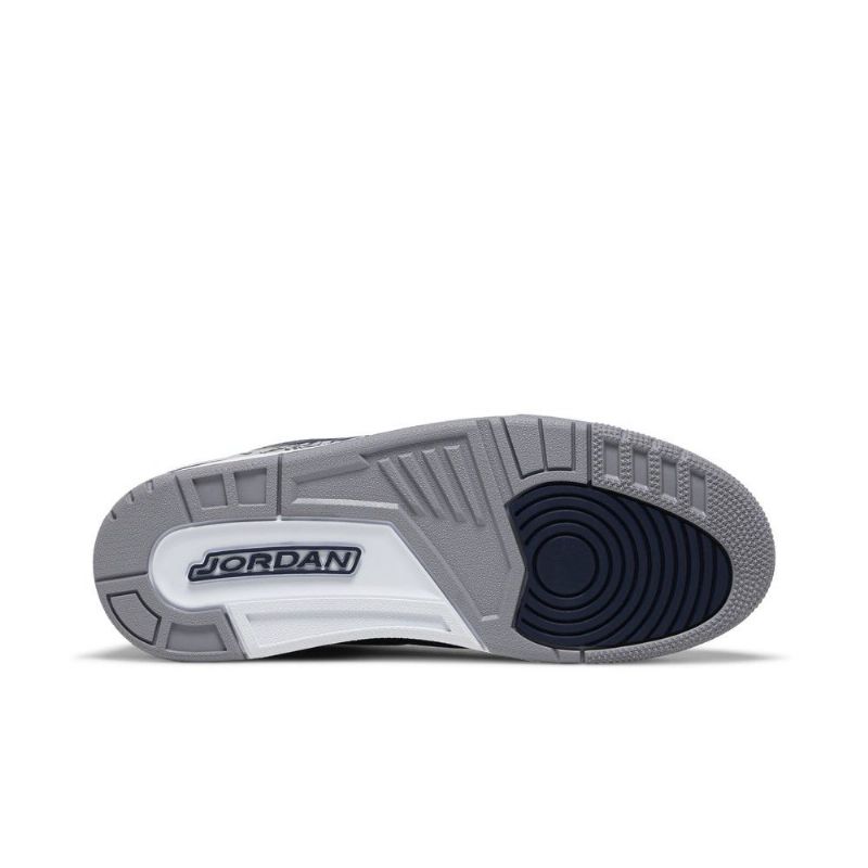Ανδρικά Παπούτσια Air Jordan 3 Retro Σκούρο Μπλε Γκρί Άσπρο