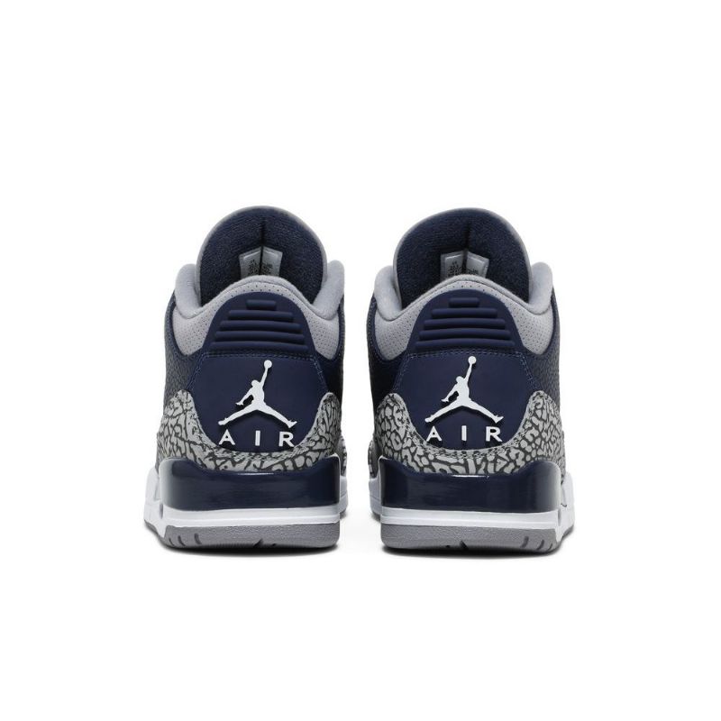 Ανδρικά Παπούτσια Air Jordan 3 Retro Σκούρο Μπλε Γκρί Άσπρο