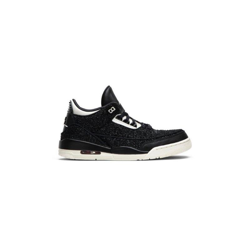 Γυναικεία Παπούτσια Air Jordan 3 Anna Wintour Retro Μαύρος Ασήμι