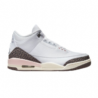 Γυναικεία Παπούτσια Air Jordan 3 Ρετρό Λευκό Καφέ