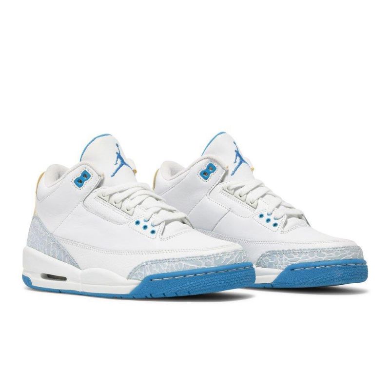Γυναικεία Παπούτσια Air Jordan 3 Ρετρό Λευκό Μπλε
