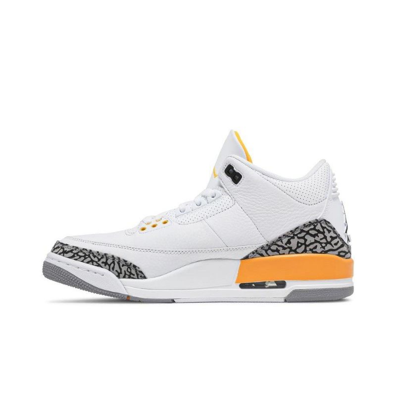 Γυναικεία Παπούτσια Air Jordan 3 Ρετρό Λευκό Πορτοκαλί Γκρι