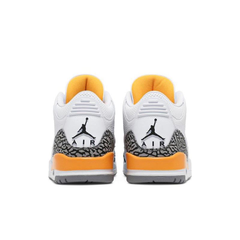 Γυναικεία Παπούτσια Air Jordan 3 Ρετρό Λευκό Πορτοκαλί Γκρι