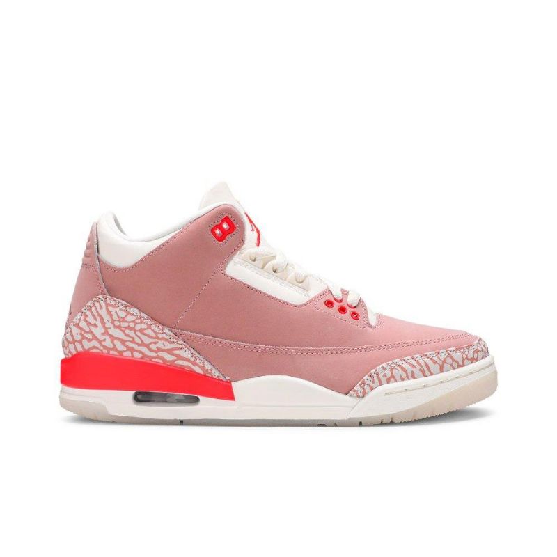 Γυναικεία Παπούτσια Air Jordan 3 Ρετρό Λευκό Ροζ Κόκκινο