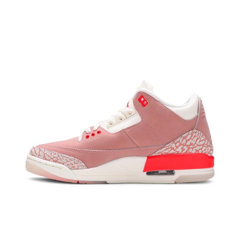 Γυναικεία Παπούτσια Air Jordan 3 Ρετρό Λευκό Ροζ Κόκκινο