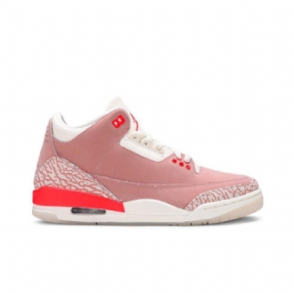 Γυναικεία Παπούτσια Air Jordan 3 Ρετρό Λευκό Ροζ Κόκκινο